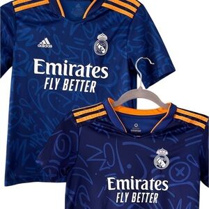 2 Kids Real Madrid Away Replica Player Jersey 1-ADIDAS 1-Unbranded Karim Benzema
